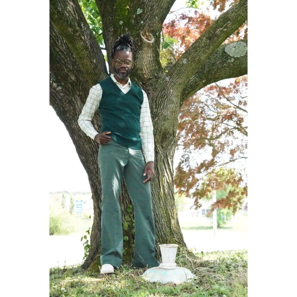 1970's Cotler Green Bell Bottom Pants